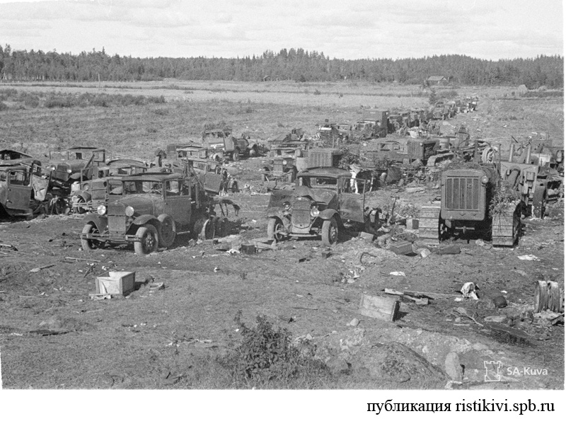 Фотография военных трофеев, захваченных в котле / Kuvia motissa olleesta sotasaaliista Фотография военных трофеев, захваченных в котле / Kuvia motissa olleesta sotasaaliista