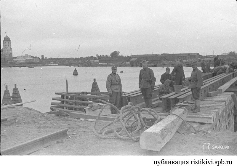Возведение Кирккосаарского моста / Kirkkosaaren siltarakennus Возведение Кирккосаарского моста / Kirkkosaaren siltarakennus